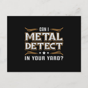 Detectorist Detector Metal Detecting Gift Idea Postcard