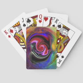 Determination Abstract Colour Playing Cards