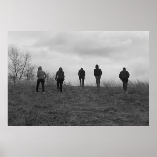 Determination Black and White Poster/ Print