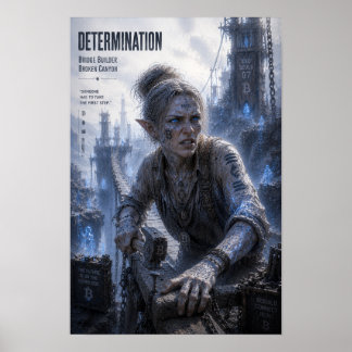 Determination / Bridge Builder / Broken Canyon Poster