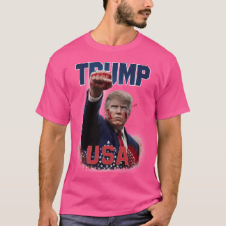 Determined Donald Trump - Patriotic Power T-Shirt