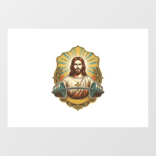 Determined Jesus Heavy Iron Barbell Powerlifting G