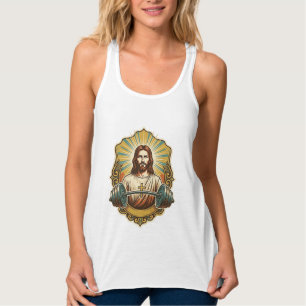 Determined Jesus Heavy Iron Barbell Powerlifting G Singlet
