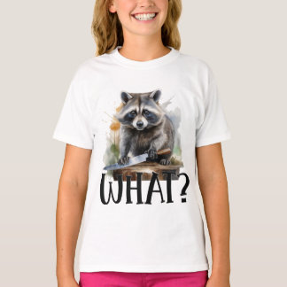 Determined Racoon with a Kitchen Knife, what T-Shirt