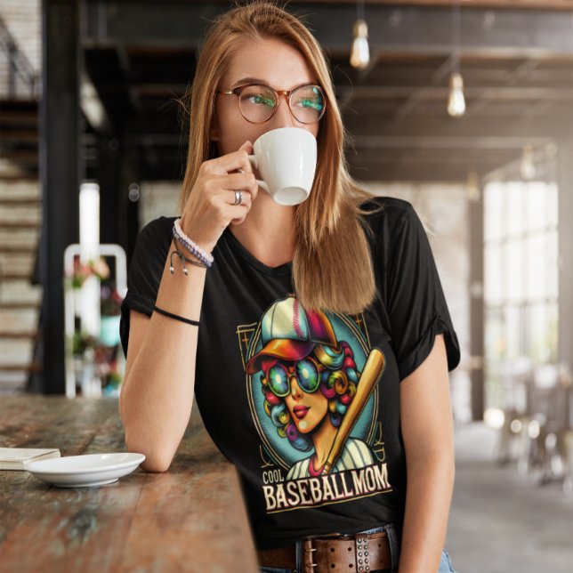 Determined Woman Empowered:  Best Baseball Mum T-Shirt (Creator Uploaded)