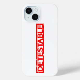 Detestable Stamp iPhone 15 Case