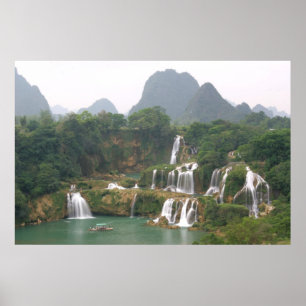 Detian Waterfall, China Framed Photo Print