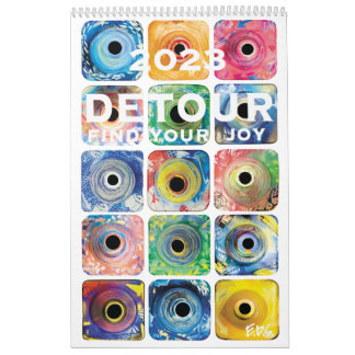 DETOUR 2023 Calendar of art and gratitude