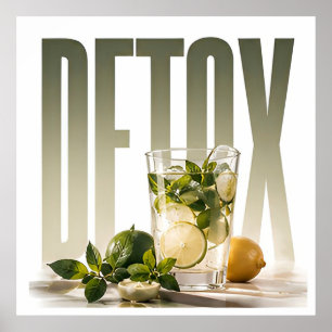 Detox Luxury Wellness Editorial Lifestyle Poster