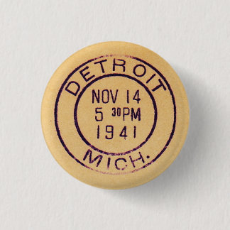 Detroit 1941 3 cm round badge