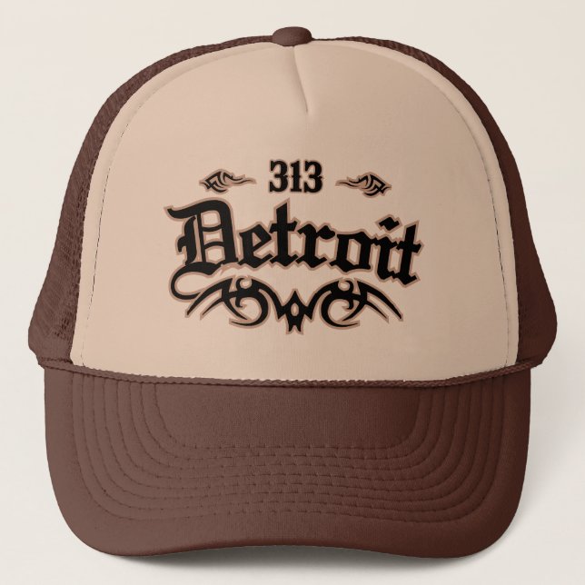 Detroit 313 trucker hat (Front)