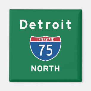 Detroit 75 magnet