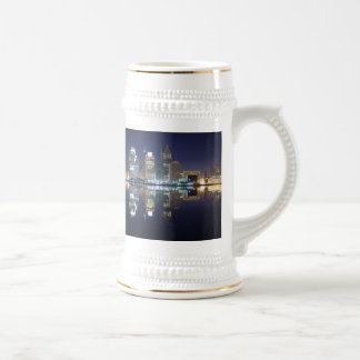 DETROIT AT NIGHT BEER STEIN