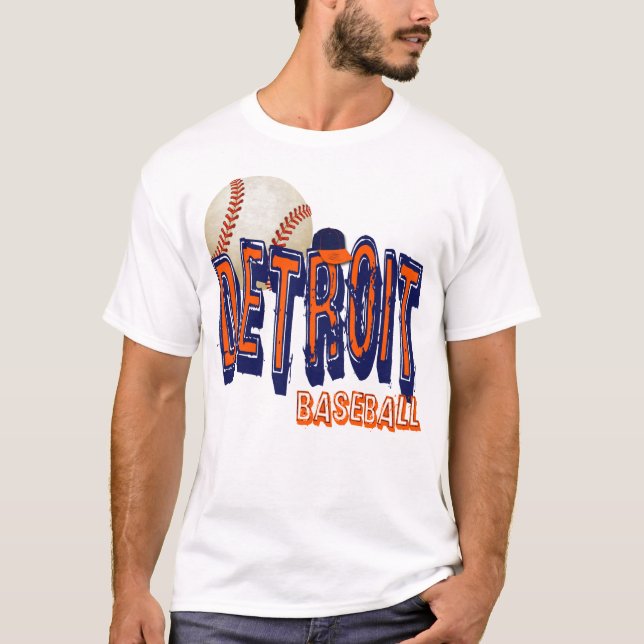DETROIT BASEBALL T-Shirt (Front)