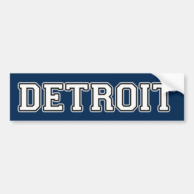 Detroit Bumper Sticker (Front)