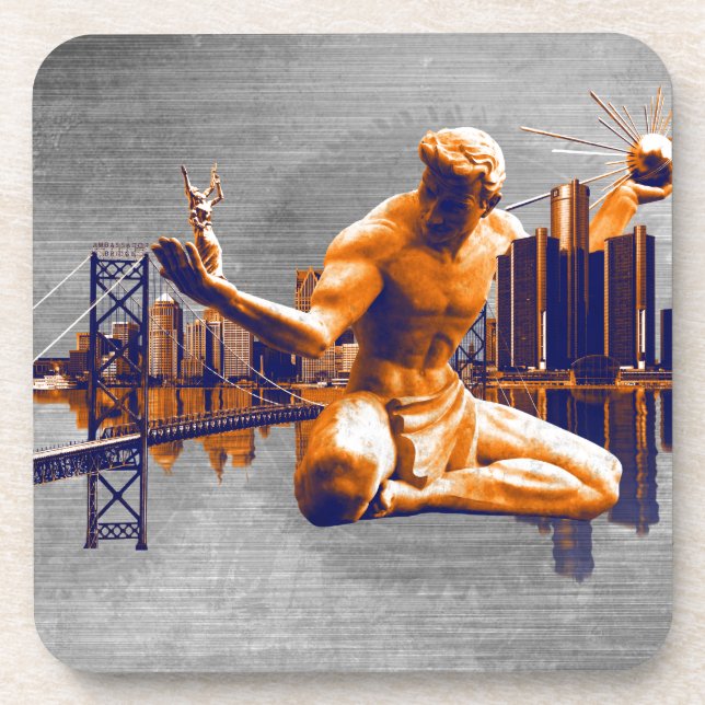 Detroit City Coaster (Front)