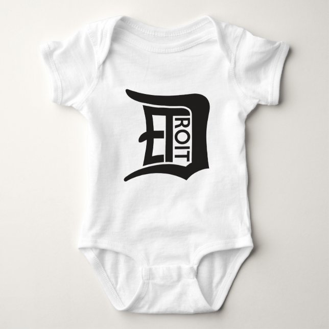 Detroit D Baby Bodysuit (Front)