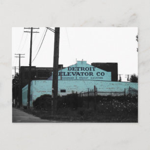 Detroit Downtown Postcard