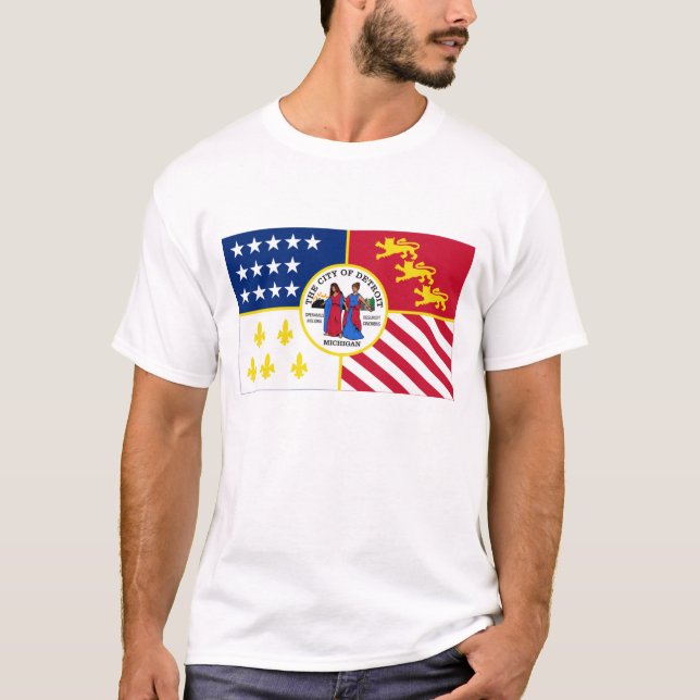 Detroit Flag T-Shirt (Front)