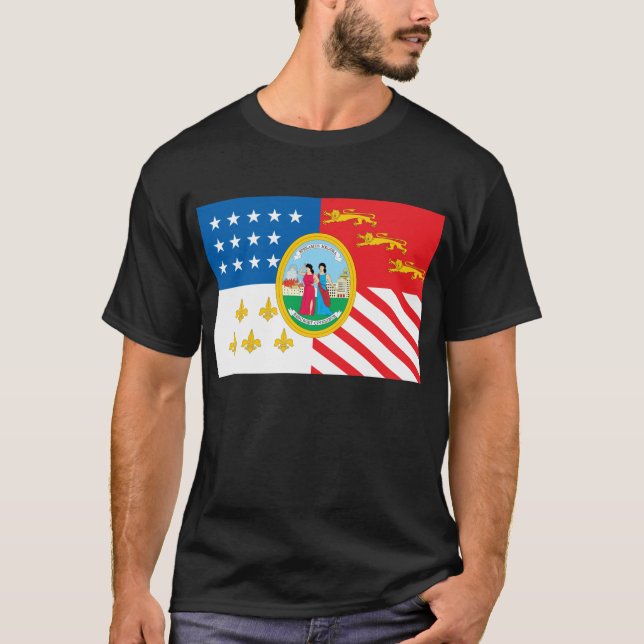 Detroit Flag T-shirt (Front)