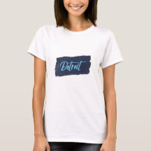 Detroit Handwritten Blue Typography