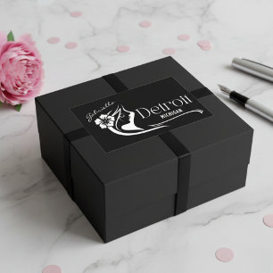 Detroit Hibiscus Customisable Sticker