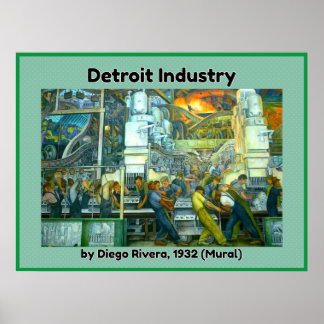 Detroit Industry Mural Poster