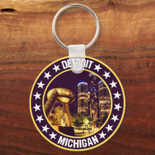 Detroit                                            key ring