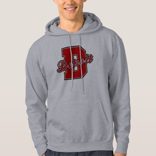 Detroit Letter Hoodie (Front)