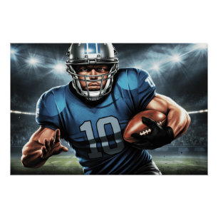 Detroit Lions 3 Poster