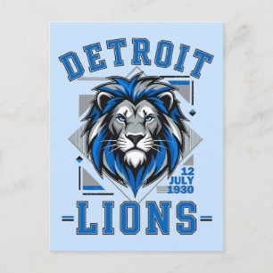 Detroit Lions  football Postcard