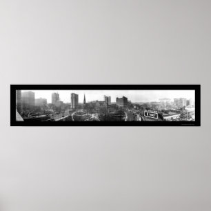 Detroit MI Park Photo 1921 Poster