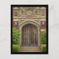 Detroit, Michigan architecture postcard