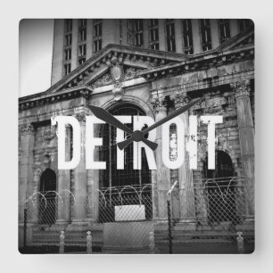 Detroit Michigan Central Station Wall Clock