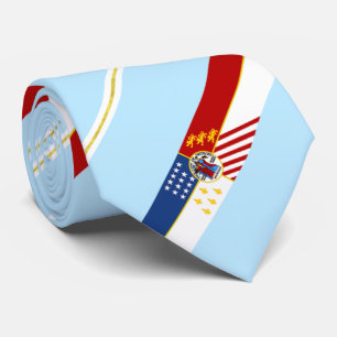 Detroit (Michigan) city flag Neck Tie