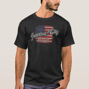 Detroit, Michigan - Classic Grunge T-Shirt
