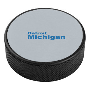 Detroit, Michigan Hockey Puck