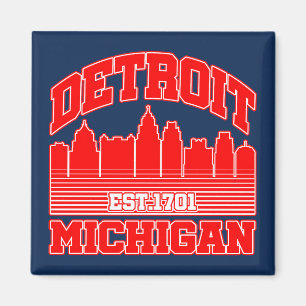 Detroit,Michigan Magnet