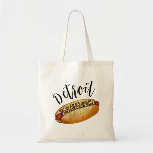 Detroit Michigan MI Coney Island Hot Dog Hotdog Tote Bag