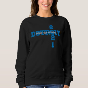 Detroit Michigan Michigander Sunday Lion Knee Cap Sweatshirt