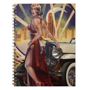 Detroit, Michigan Motor City Spiral Notebook