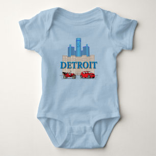 Detroit Michigan United States Baby Bodysuit