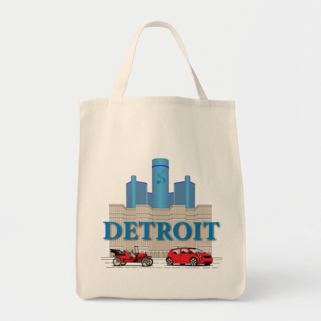 Detroit Michigan United States Tote Bag (Front)