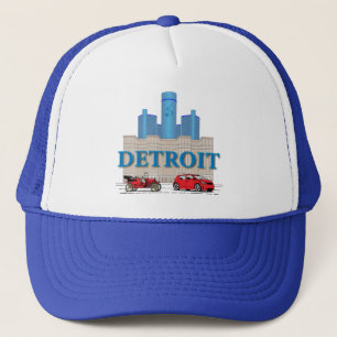 Detroit Michigan United States Trucker Hat