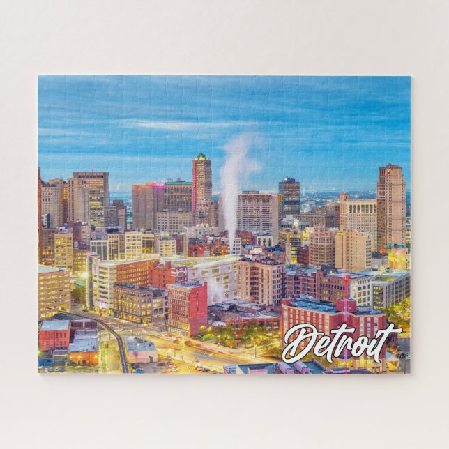 Detroit, Michigan, USA Jigsaw Puzzle (Horizontal)