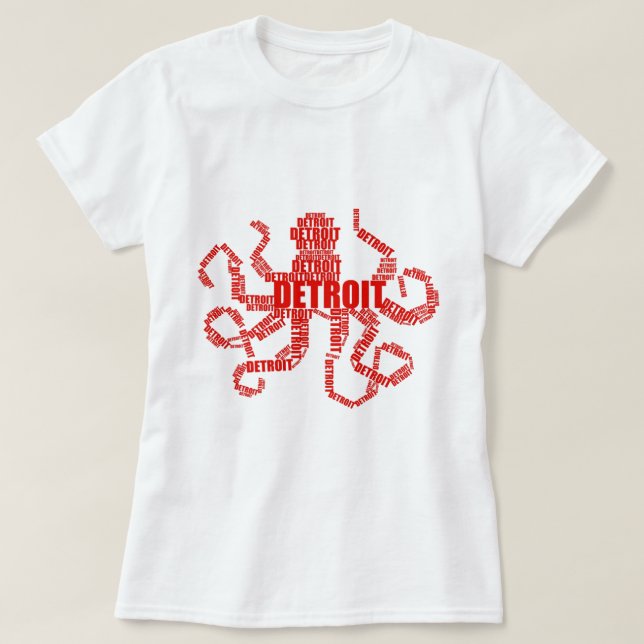 Detroit Octopus T-Shirt (Design Front)