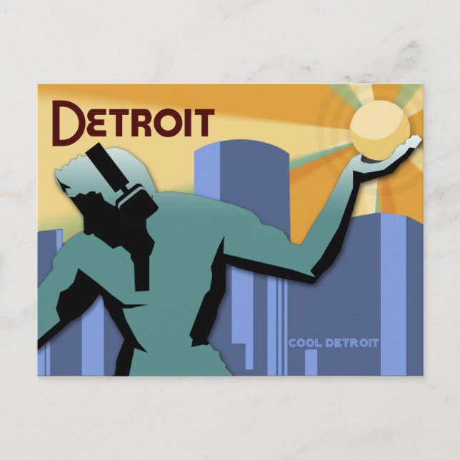 Detroit Postcard (Front)