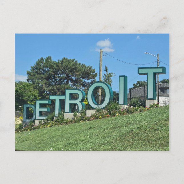 Detroit Postcard (Front)