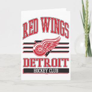 Detroit Red Wings Hockey Club Gray Officially Lice Card