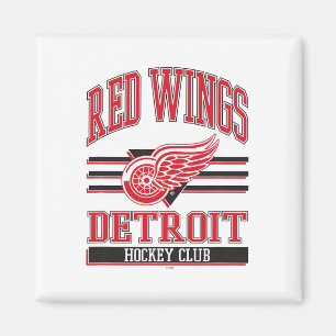 Detroit Red Wings Hockey Club Gray Officially Lice Magnet